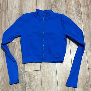 Forever 21 Vibrant Blue Bomber Jacket